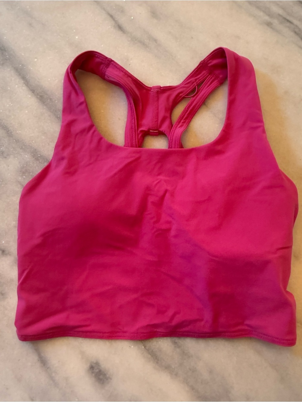 Lululemon Crop Bra Top
Size 4
Hot Pink